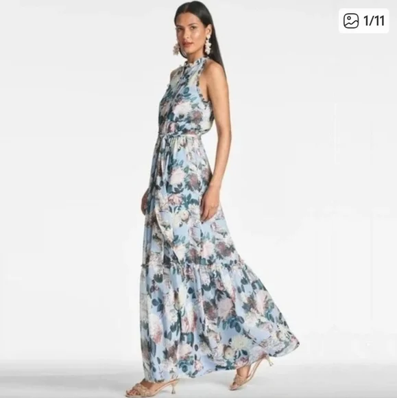 sachin and babi light blue dress Sachin Babi